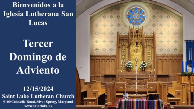 Tercer Domingo de Adviento - 12.15.24