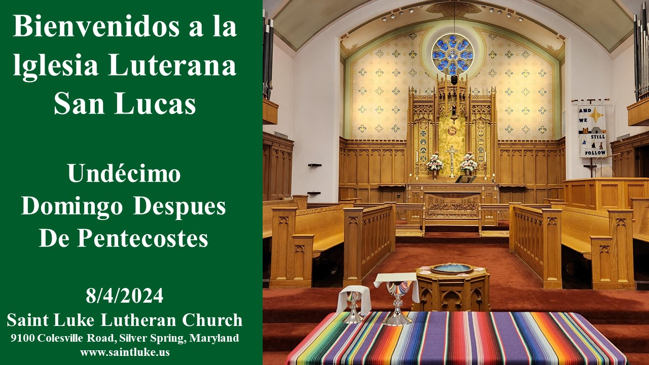 Undécimo Domingo después de Pentecostés - 8.4.24