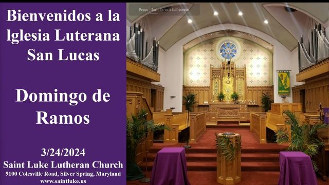 Domingo de Ramos 3.24.24 - 5:00