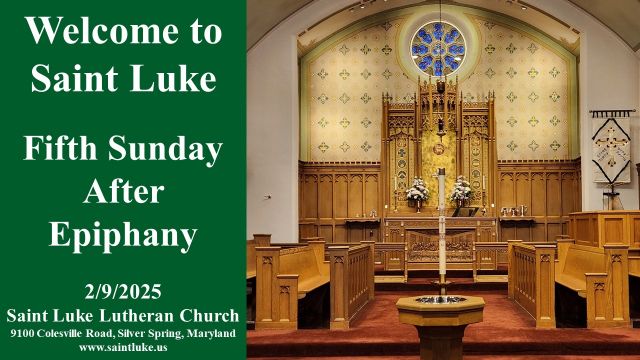Fifth Sunday after Epiphany - 2.9.25 | 8:45