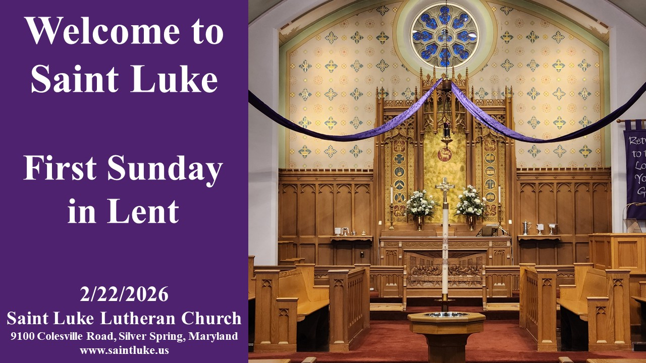 Saint Luke Worship - First Sunday in Lent - 02.22.25 | 8:45