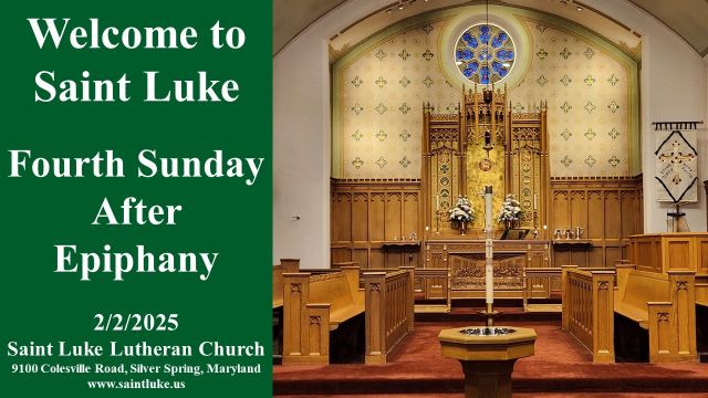 Fourth Sunday after Epiphany - 2.2.25 | 8:45