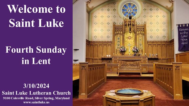 Fourth Sunday in Lent - 3.10.24 | 11:15