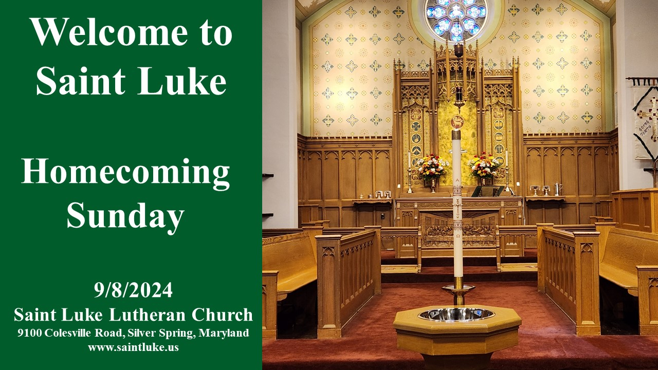 Homecoming Sunday - 9.8.24