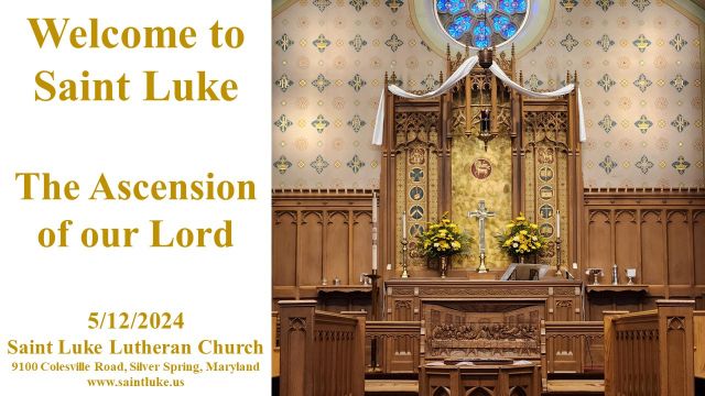 The Ascension of our Lord - 5.12.24 | 11:15