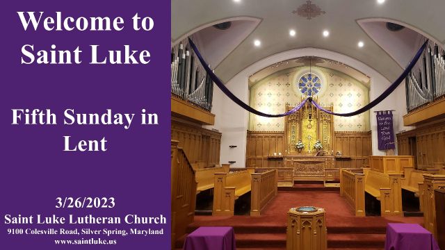 The Fifth Sunday in Lent- 3.26.23 | 11:15