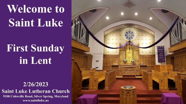 The First Sunday in Lent- 2.26.23 | 8:45