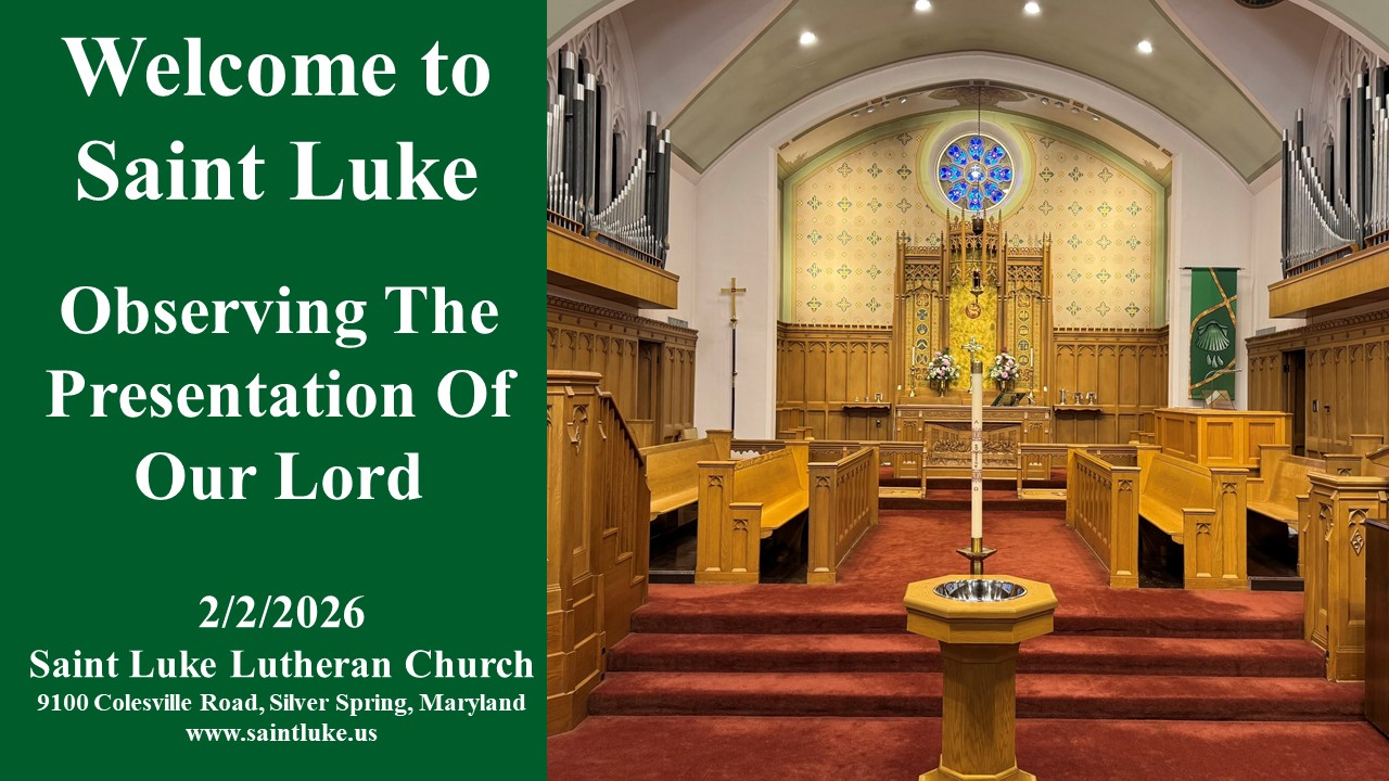 Observing The Presentation  Of Our Lord --2-2-26 | 11:15