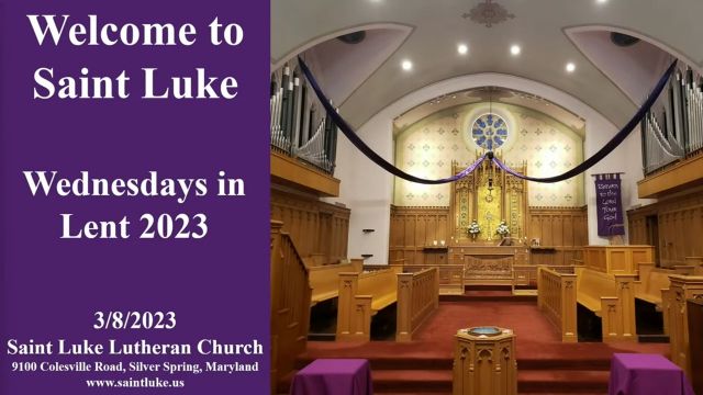 Wednesdays in Lent 2023 - 03.08.23